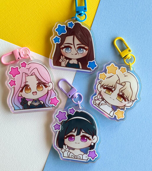 Alien Stage Acrylic Charms